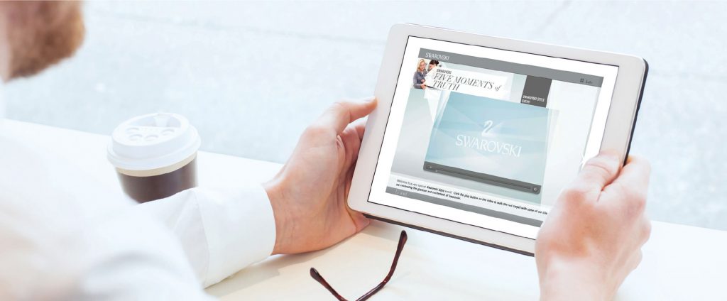 Root learning map experience - Swarovski partnered with Root
